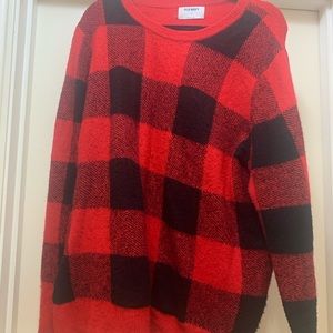 Old navy Buffalo plaid sweater XL